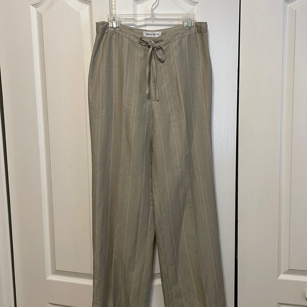 Womens Linen Slacks